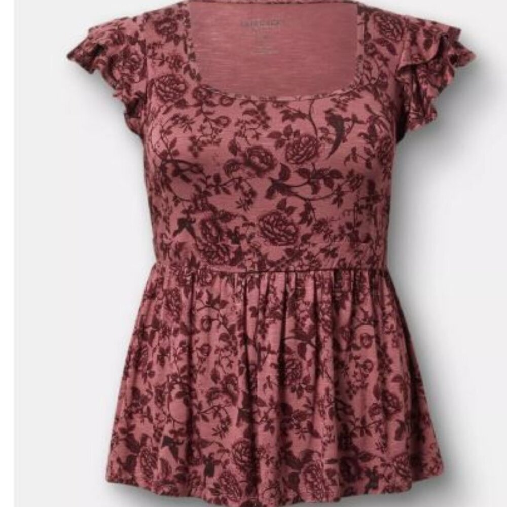 NWT Torrid Square Neck Top